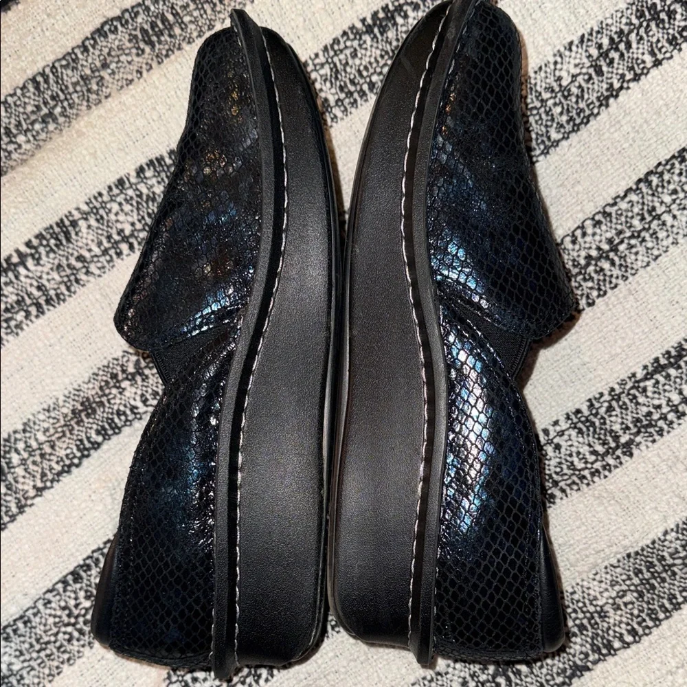 Alegria slip on leather, replaceable insole, orthopedic, healthcare, food indus